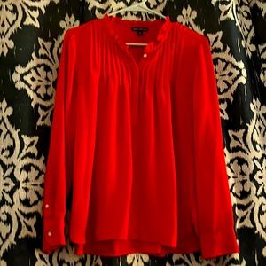 Pleated J. Crew Mercantile Blouse